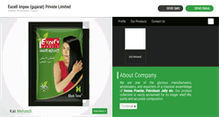 Desktop Screenshot of excellimpex.net
